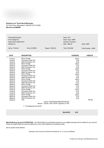 Paid Invoice Receipt Template from invoicewriter.com